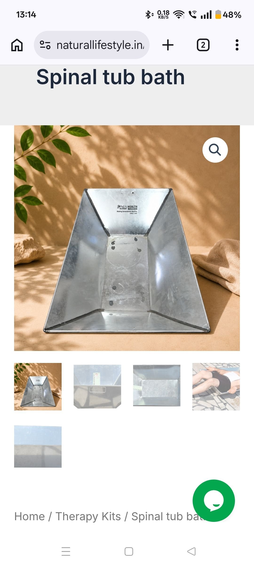 bathing tub